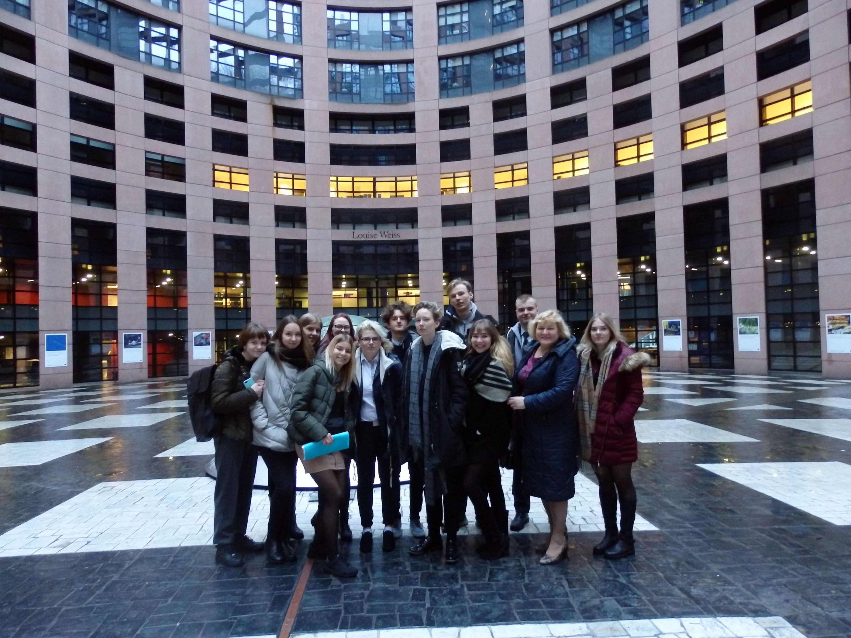 Viena diena Eiropas Parlamentā - Jēkabpils Valsts ģimnāzija